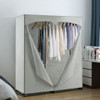 Portable Wardrobe Clothes Storage Organizer Closet with Hanging Rack