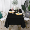 10 pcs 90" x 156" Rectangle Polyester Tablecloth-Black