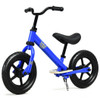 12 Kids No Pedal Balance Bike with Adjustable Seat-Blue