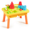 Sand and Water Play Table for Kids with Sand Castle Molds