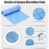 5 Pack Electric Spin Mop Washable Microfiber Replacement Mop Pads
