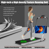 2-in-1 Folding Treadmill with Remote Control and LED Display-Silver