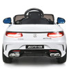 12 V Mercedes-Benz S63 Licensed Kids Ride On Car-White