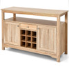 Buffet Server Sideboard Wine Cabinet Console-Natural
