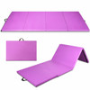 8 x 4 Feet Folding Gymnastics Tumbling Mat-Purple