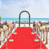 2 pcs Thick Stanchion Crowd Control Queue Velvet Rope