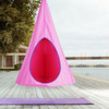 40 Inch Kids Nest Swing Hanging Seat Hammock-Pink