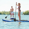 11-Feet Inflatable Adjustable Paddle Board with Carry Bag