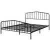 Queen Size Metal Bed Frame Steel Slat Platform