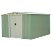 Galvanized Steel Garden Storage Shed Tool House-Green