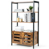 Industrial Storage Shelf with 2 Shutter Doors