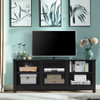 60 Inch  Entertainment TV Stand Cabinet-Black