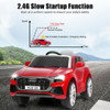 12 V Licensed Audi Q8 Electric Kids Ride On Car with 2.4G Remote Control for Boys and Girls-Red