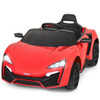 12V 2.4G RC Electric Vehicle with Lights-Red