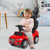3 in 1 Kids Ride On Push Car Stroller-Red