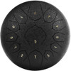 Steel Tongue Handpan Drum 13 Notes 12-Black