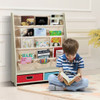 Kids Book and Toys Organizer Shelves-Beige