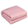 15 lbs 48 x 72 Inch Premium Cooling Heavy Weighted Blanket-Pink