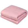 60 x80 Inch 15lbs Premium Cooling Heavy Weighted Blanket-Pink