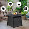 30 Square Propane Gas Fire Table with Waterproof Cover