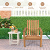 Outdoor Durable Patio Acacia Wood Adirondack Lounge Armchair-Natural
