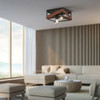 Living Room Adjustable Rustic Ceiling Geometric Lamp