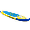 11 Feet Inflatable Stand Up Paddle Board with Aluminum Paddle-Yellow