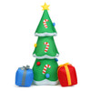 6 Feet Inflatable Christmas Tree with Gift Boxes Blow Up Decoration