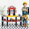 121 Pcs Kids Pretend Workbench Construction Workshop Tool Play Set