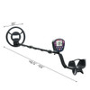 Adjustable High Accuracy Metal Detector with Waterproof Search Coil Headphone Bag