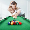 24 Mini Tabletop Pool Table Set Indoor Billiards Table with Accessories