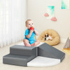 4 Pieces Indoor Toddler Playtime Corner Climber Play Set-White