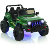 12V Kids Ride-on Jeep Car with 2.4 G Remote Control-Green