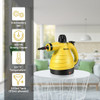 1050W Portable Multipurpose Pressurized Handheld Steam Cleaner-Yellow