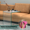 Tempered Sofa Side Glass End Table