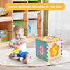 75 Pieces Baby Foam Interlocking Play Mat with Fence with Detachable Numbers