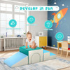4 Pieces Single-Tunnel SoftZone Climb Crawl Activity Play Set Toddler Kid