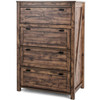 4 Drawers Dresser Rustic Vertical Drawer Chest Industrial Dresser Tower