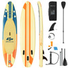 Inflatable Stand Up Paddle Board Surfboard with Bag Aluminum Paddle and Hand Pump-M