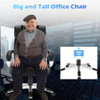 Big and Tall Adjustable High Back Leather Executive Computer Desk Chair