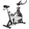 30Lbs Fixed Training Bicycle with Monitor for Gym and Home