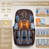 Full Body Zero Gravity Massage Chair Recliner with SL Track-Brown