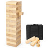 54 Pieces Tumbling Timber Toy with Carrying Bag