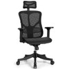 Ergonomic High Back Mesh Adjustable Swivel Office Chair-Black