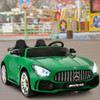 12V Kids Ride On Car Mercedes Benz AMG GTR with Remote and LED Lights-Green