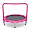 36 Inch Kids Trampoline Mini Rebounder with Full Covered Handrail -Pink