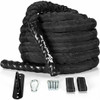 30Feet/40Feet/50Feet 1.5 Inch Diameter Exercise Rope with Anchor Strap Kit-40 Feet 1.5 Inch Diam