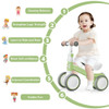 Baby Balance Bike with Adjustable seat and Handlebar for 6 - 24 Months-Green
