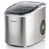 Countertop Automatic Ice Maker Machine  27Lbs/24 Hrs with Scoop and Basket-Silver