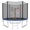 8/10/12/14/15/16Feet Outdoor Trampoline Bounce Combo with Safety Closure Net Ladder-10 ft